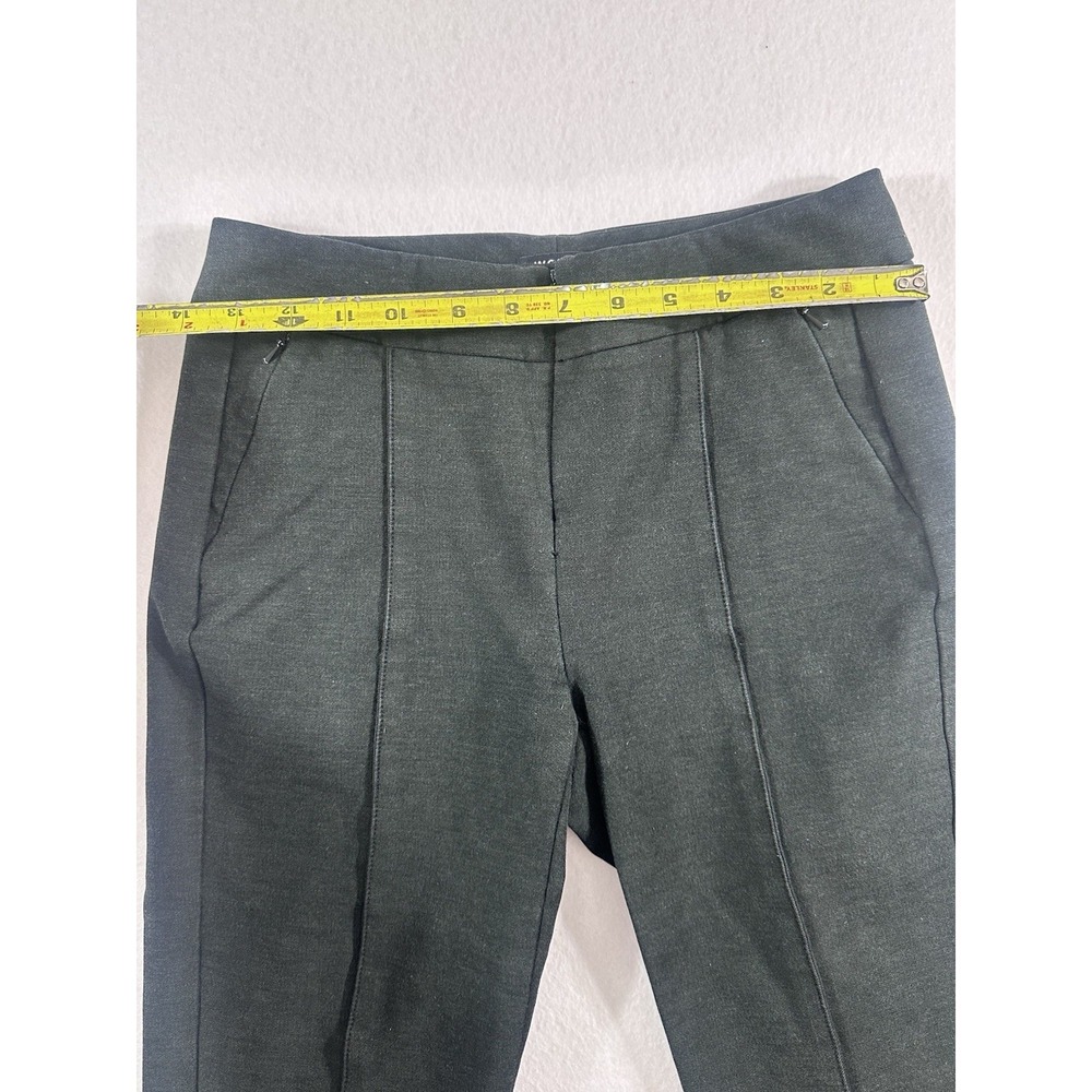 Worth New York Womens Size 2 Green Seamed Front Slim Leg Ankle Dress Pants Strch - Picture 5 of 8